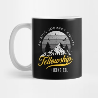 Fellowship Hiking Co - An Epic Journey Awaits - Distressed Fantasy Mug